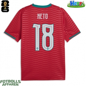 Portugal Pedro Neto #18 Hemmatröja VM 2026 Kortärmad